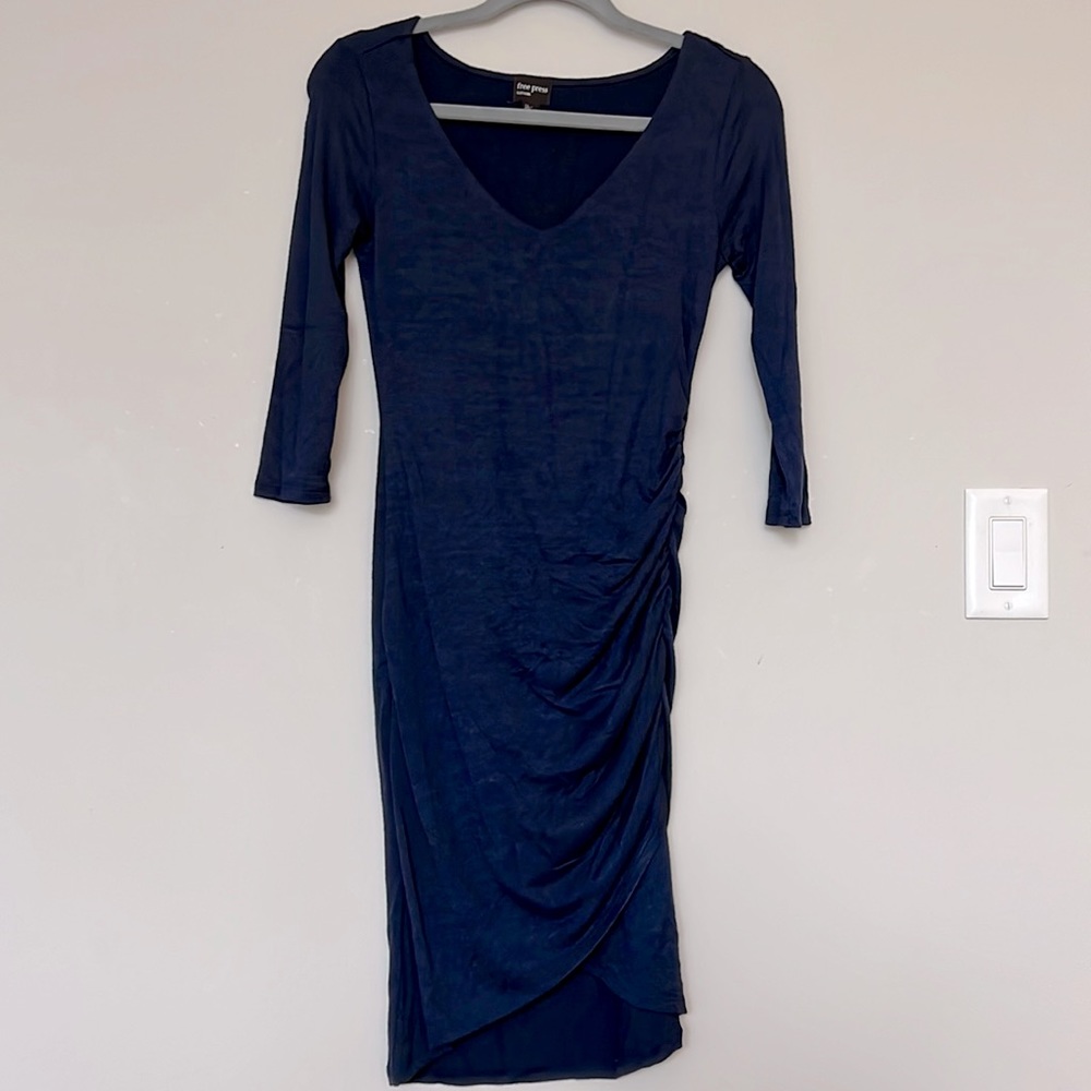 Freepress navy XS sweater dress